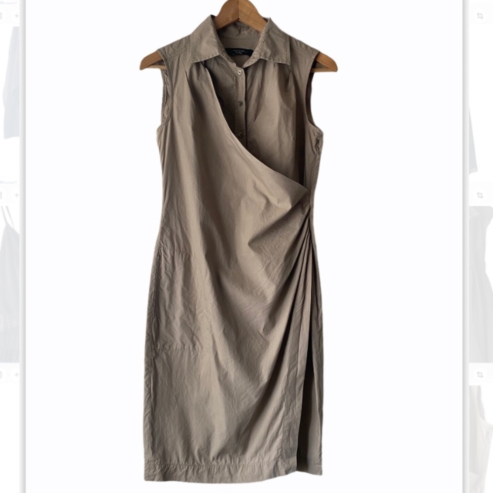 MaxMara Weekend Faux Wrap Shirt Dress